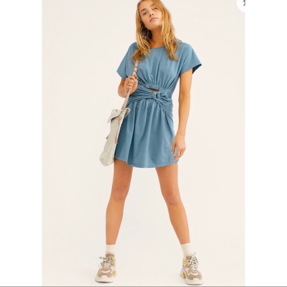 Free People Dresses & Skirts - Free People Cutout Front Belted Mini